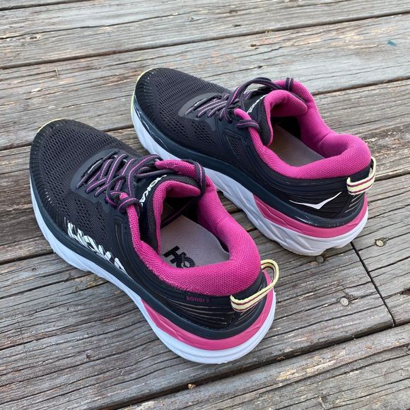 HOKA BONDI 7 - Womens Running Shoes - SIZE 7 - Picture 3 of 11